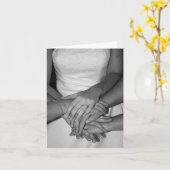 De bruid kaart (Gele Bloem)