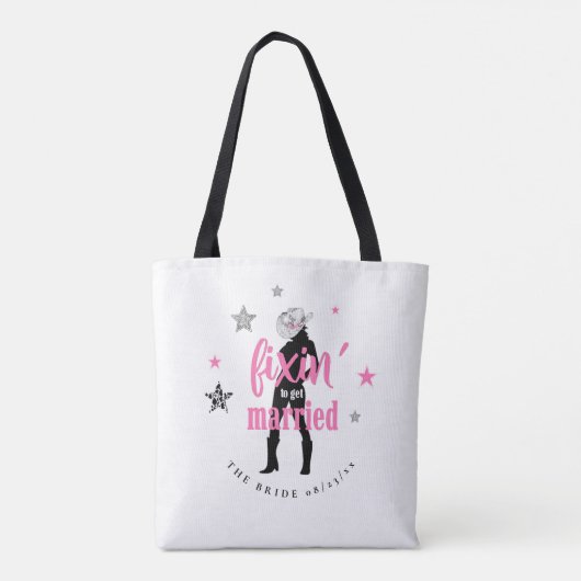 De bruid klaarmaken Disco vrijgezellenfeest ID925 Tote Bag (Achterkant)