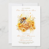 De bruid om gouden honing te zijn bloeit kaart (Voorkant)