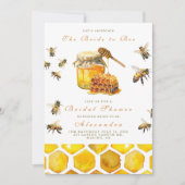 De bruid om honingraatdouche te zijn kaart (Voorkant)