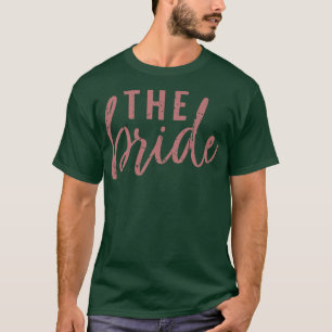 De Bruid Roze Cute Bruidsmeisje Bachelorette Feest T-shirt