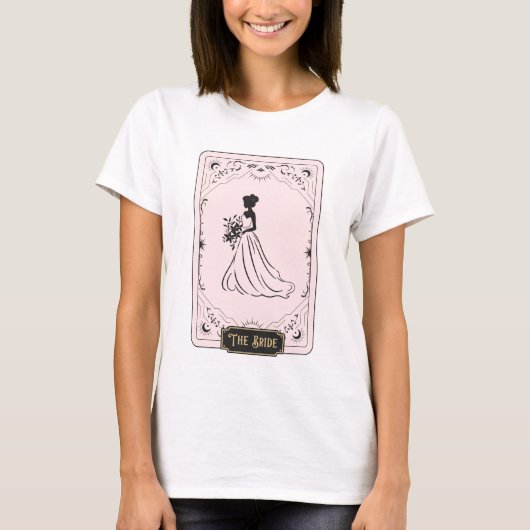 De Bruid Tarot Voorspelling Verjaardagsfeest Bruid T-shirt (Voorkant)