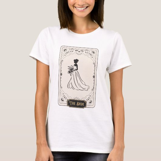 De Bruid Tarot Voorspelling Verloofd Meisjesuitsta T-shirt (Voorkant)