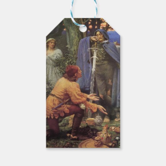 De bruid van Bertuccio (door Edward Robert Hughes) Cadeaulabel (Voorkant)