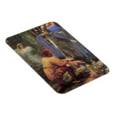 De bruid van Bertuccio (door Edward Robert Hughes) Magneet (Rechterzijde)