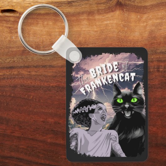 De Bruid van Frankencat Sleutelhanger (Voorkant)