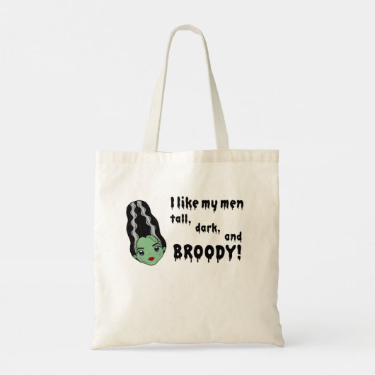 De bruid van Frankenstein Broody Tas (Achterkant)