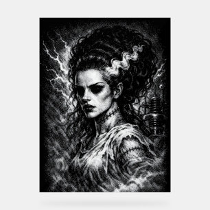 De bruid van Frankenstein — Herrezen door BurnsInH Acryl Bord