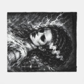 De bruid van Frankenstein — Herrezen door BurnsInH Fleece Deken (Voorkant (Horizontaal))
