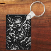 De bruid van Frankenstein — Herrezen door BurnsInH Sleutelhanger (Achterkant)