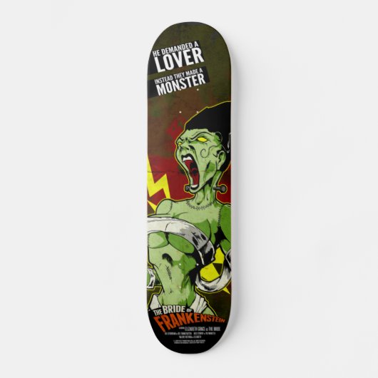 De Bruid van Frankenstein Persoonlijk Skateboard (Voorkant)