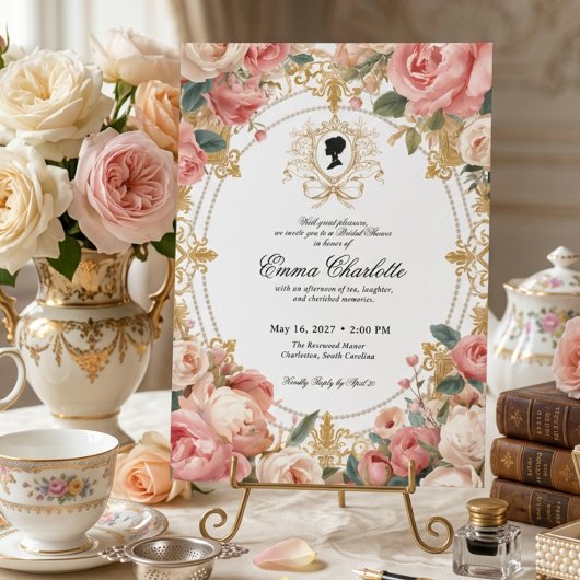 De Bruid van het Seizoen Regency Bruidsfeest Kaart