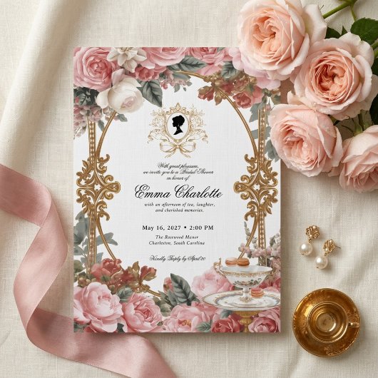 De Bruid van het Seizoen Regency Bruidsfeest Kaart