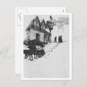 De Bruid van Kerstmis Feestdagenkaart (Voorkant / Achterkant)