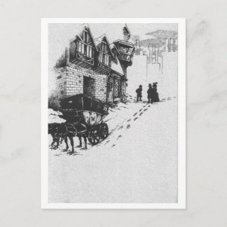 De Bruid van Kerstmis Feestdagenkaart