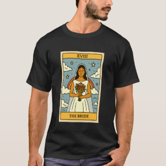 De bruid verloofd verloofde trouwfeest vrijgezelle t-shirt