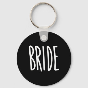 De bruid vrouwen bruiloftskamer sleutelhanger