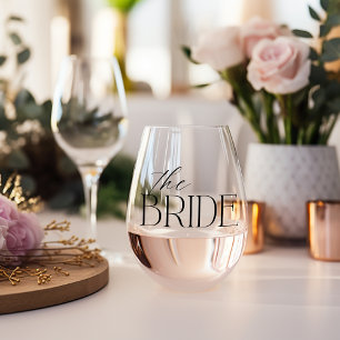 De Bruid Wijnglas Zonder Voet