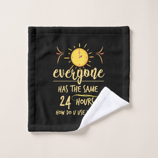 De bruiddaggeschenk iedereen heeft de zelfde 24 ur washandje (Wasdoekje)