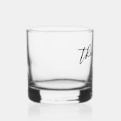De bruidegom Aanpasbare vrijgezellenfeest trouw Whisky Glas (Rechts)