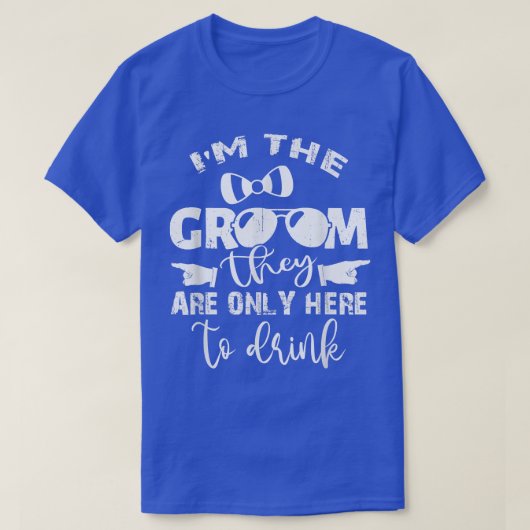 De Bruidegom Bachelor Benodigdheden Feest Bruiloft T-shirt (Design voorkant)