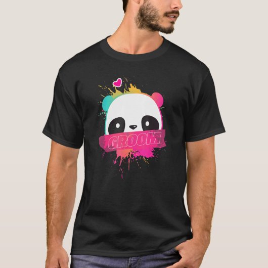 De Bruidegom Heren Bachelor Verlovingsfeest T-shirt (Voorkant)