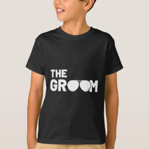 De Bruidegom Hurkt Eenzaam Verzorgingsfeest Trouwe T-shirt
