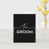 De bruidegom Ik Do Crew Bachelor Wedding Party Mat Kaart (Gele Bloem)
