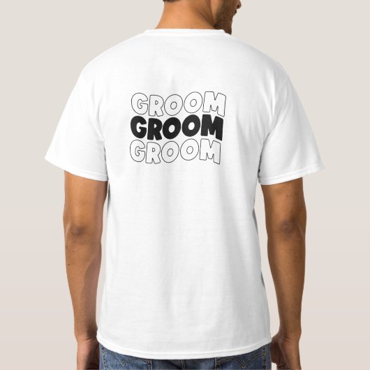 De bruidegom (naam) t-shirt