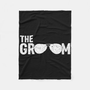De Bruidegom Sungles Bruidsfeest Trouw Bruidegom Fleece Deken