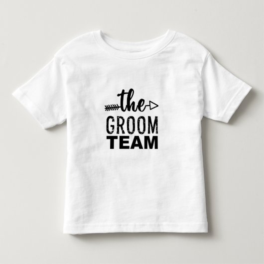 De Bruidegom Team Kinder Shirts (Voorkant)