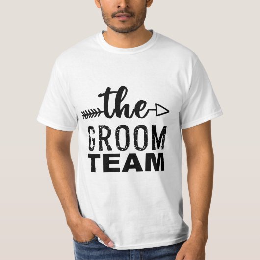 De Bruidegom Team T-shirt (Voorkant)