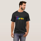 De Bruidegom Tie Dye Coole Zonnebril Grappig Bache T-shirt (Voorkant volledig)