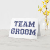 De Bruidegom van het team Kaart (Gele Bloem)