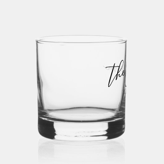 De bruidegom  vrijgezellenfeest bruiloft whisky glas (Rechts)