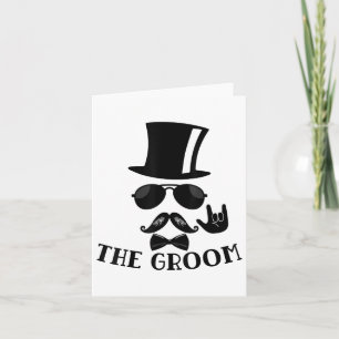 De bruidegom vrijgezellenfeest groomsmen geschenke kaart