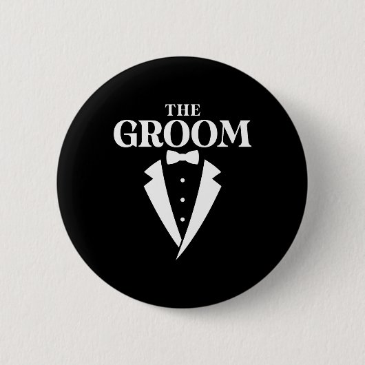 De Bruidegom - vrijgezellenfeest Ronde Button 5,7 Cm (Voorkant)