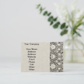 De  bruidparty's van het huwelijk en bruidsmeisje visitekaartje (Staand voorkant)