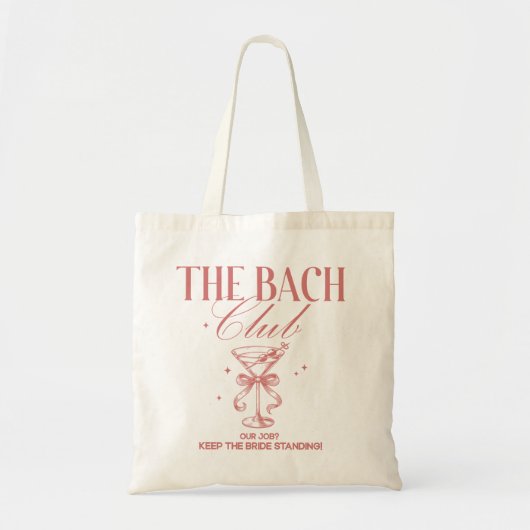 De Bruids Martini Bachelorette Feest Tote Bag (Voorkant)