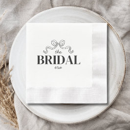 De Bruids Tijdperk | Lint Boog Schets Bruiloft Sho Servet