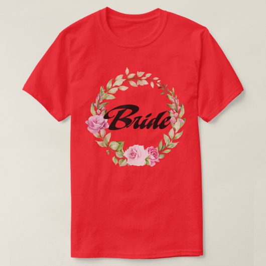 De Bruidsbloem Jubileum Bruiloft T-shirt (Design voorkant)