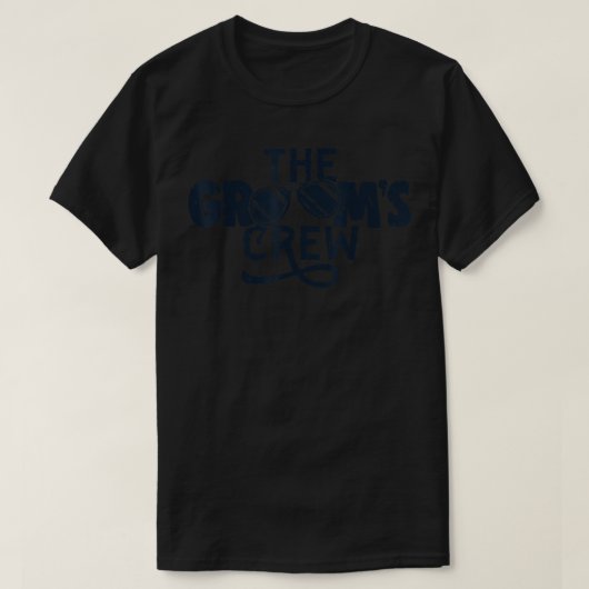 De Bruidsjongens Crew Trouwen Grappige Bachelorfee T-shirt (Design voorkant)