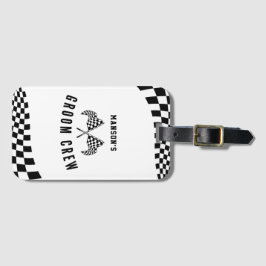 De Bruidsjonker Crew  Jonggezellenfeest Bagagelabel