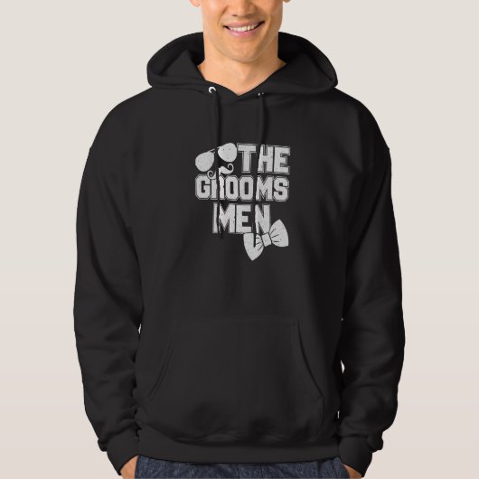 De Bruidsjonkers Bachelorfeest Stag Bruidegom Grap Hoodie (Voorkant)