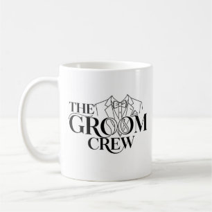 De Bruidsjonkers Crew Elegante Trouwpartij in Tu Koffiemok