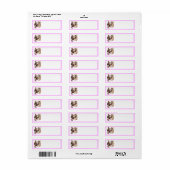 De bruidsjurk etiket (Full Sheet)