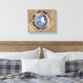 De bruidskamer, plafond door Andrea Mantegna Canvas Afdruk (Insitu (Slaapkamer))