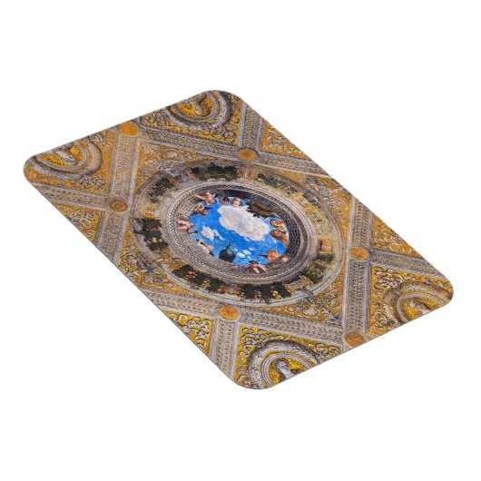 De bruidskamer, plafond door Andrea Mantegna Magneet (Rechterzijde)