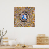 De bruidskamer, plafond door Andrea Mantegna Poster (Keuken)