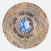 De bruidskamer, plafond door Andrea Mantegna Ronde Sticker (Voorkant)